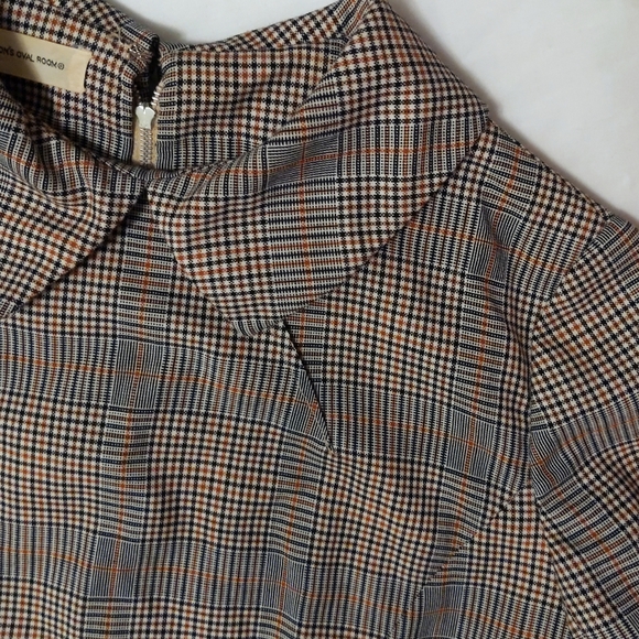*SOLD* Adele Simpson for Dayton's Oval Room 1960s vintage tartan shirt dress - Picture 7 of 12